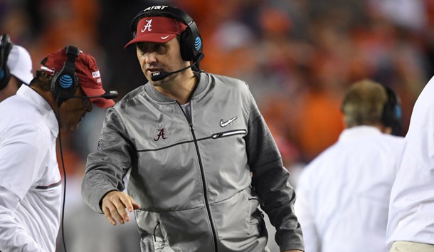 Steve Sarkisian is Atlanta's new offensive coordinator. Credit: John David Mercer-USA TODAY Sports