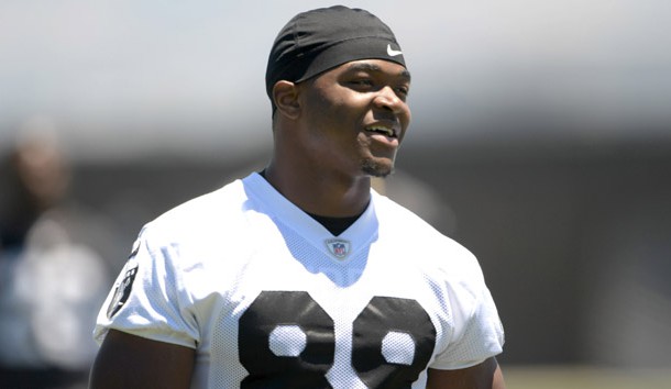 Jun 13, 2017; Alameda, CA, USA; Oakland Raiders receiver Amari Cooper (89) reacts during minicamp at the Raiders practice facility. Photo Credit: Kirby Lee-USA TODAY Sports