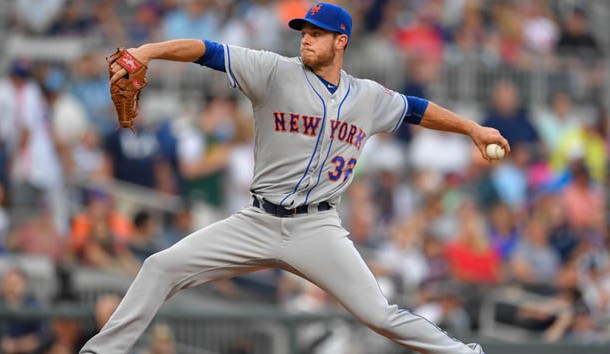 Jun 10, 2017; Atlanta, GA, USA; New York Mets starting pitcher Steven Matz (32) pitches against the Atlanta Braves during the sixth inning at SunTrust Park. Photo Credit: Dale Zanine-USA TODAY Sports