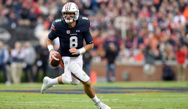 Can Jarrett Stidham lead Auburn to an upset of top-ranked Alabama? Photo Credit: John David Mercer-USA TODAY Sports