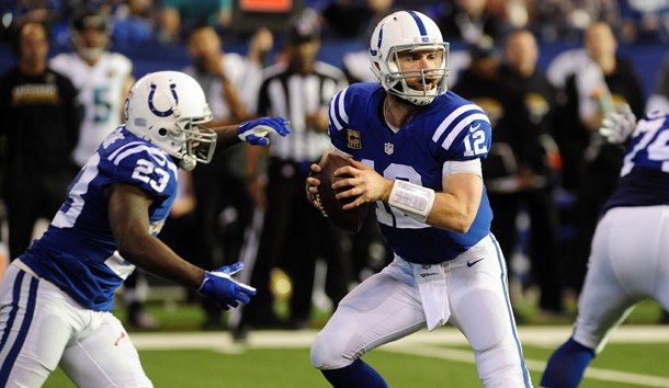 Andrew Luck is working his way back to playing status. Photo Credit: Thomas J. Russo-USA TODAY Sports