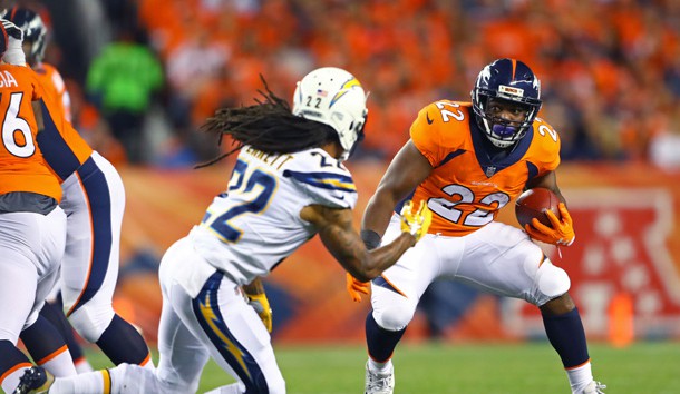 C.J. Anderson (22) was released by the Broncos. Photo Credit: Mark J. Rebilas-USA TODAY Sports