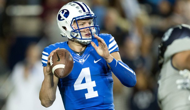 Taysom Hill may be a big factor in BYU's QB race if he is healthy. (Russ Isabella-USA TODAY Sports)