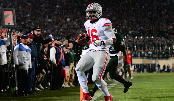 J.T. Barrett is one of two options at QB for Ohio State. (Andrew Weber-USA TODAY Sports)