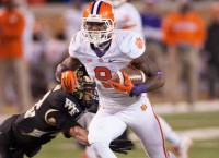 Clemson outlasts Wake Forest 34-20 on windy night 
