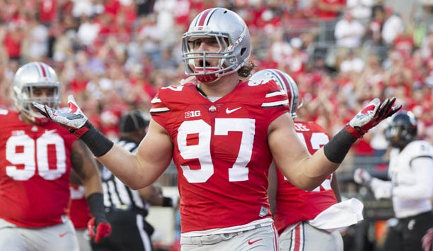Joey Bosa and three other  teammates are suspended for the opener against Virginia Tech. Greg Bartram-USA TODAY Sports
