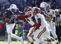 TCU routs Cyclones 55-3 to earn share of Big 12 title 