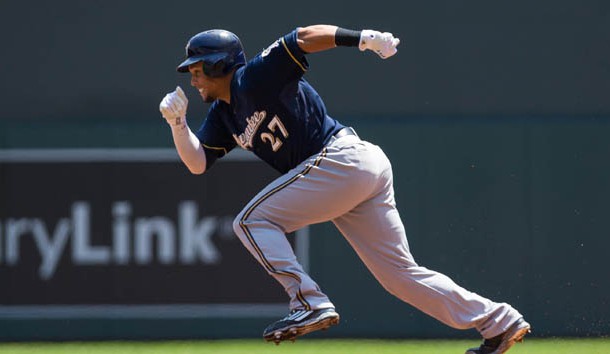 Carlos Gomez is off to Houston. Brad Rempel-USA TODAY Sports