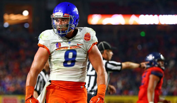 Kamalei Correa (8) is an impact player for the Broncos. (Mark J. Rebilas-USA TODAY Sports)