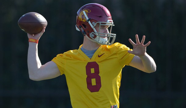 Ricky Town (8) is leaving USC. (Kirby Lee-USA TODAY Sports)