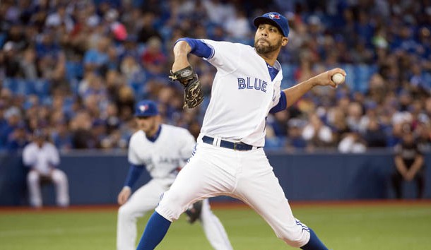Sep 21, 2015; Toronto, Ontario, CAN; Toronto Blue Jays starting pitcher David Price (14) throws a pitch during the first inning in a game against the New York Yankees at Rogers Centre. Mandatory Credit: Nick Turchiaro-USA TODAY Sports