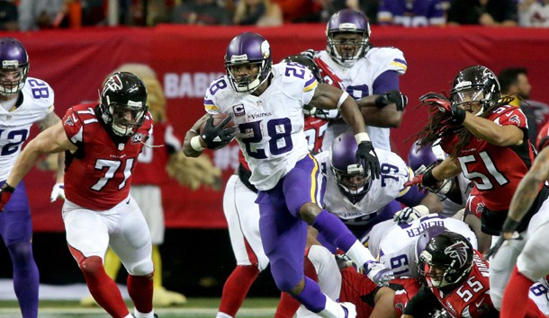 Stopping Adrian Peterson will be key to a Seattle win. Photo Credit: Jason Getz-USA TODAY Sports