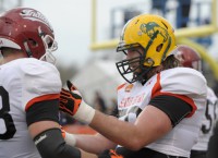 Senior Bowl: Offensive line fires back in North practice