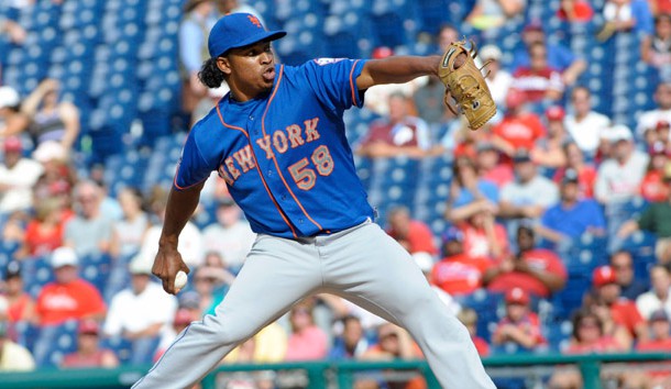 Jenrry Mejia (58) is out of baseball for good now. Credit: Eric Hartline-USA TODAY Sports