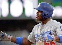 Puig gives Dodgers marathon win over Padres