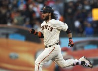 Crawford drives in three as Giants rout Brewers