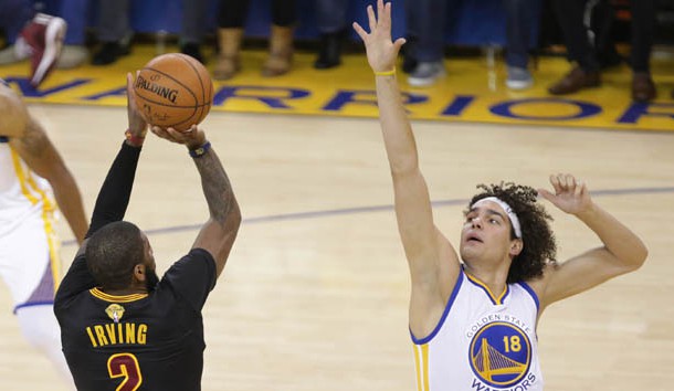 Anderson Varejao (18) will be back with the Warriors. Photo Mandatory Credit: Kelley L Cox-USA TODAY Sports