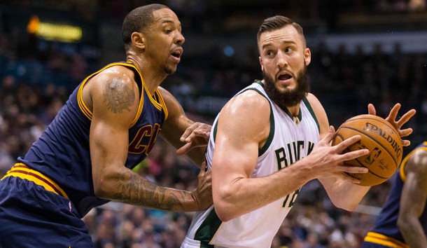 Miles Plumlee is back with the Bucks.  Photo Credit: Jeff Hanisch-USA TODAY Sports
