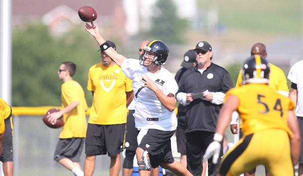 Ben Roethlisberger (7) will see his first preseason action Friday night against New Orleans. Photo Credit: Charles LeClaire-USA TODAY Sports