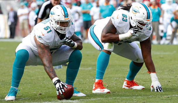 Mike Pouncey (51) could be out of the season opener. Photo Credit: Geoff Burke-USA TODAY Sports