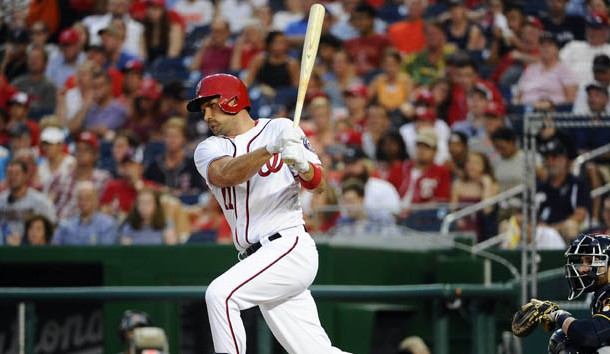 Ryan Zimmerman (11) is headed to the DL. Photo Credit: Brad Mills-USA TODAY Sports