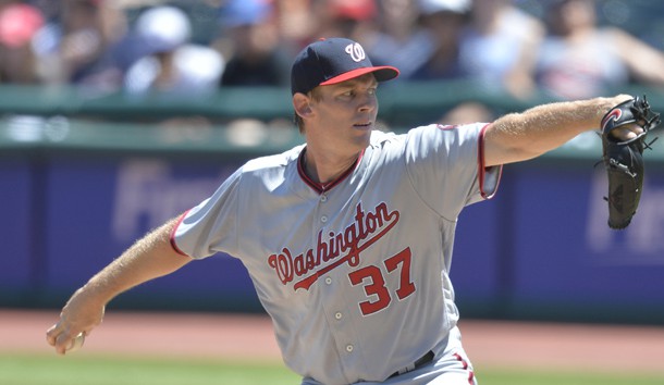 Stephen Strasburg (37) is headed to the DL with elbow soreness. Photo Credit: David Richard-USA TODAY Sports