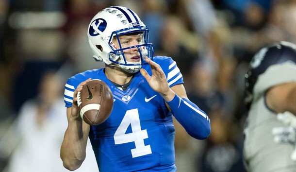 Taysom Hill (4) will be BYU's starting QB when the Cougars open up at Arizona. Photo Credit: Russ Isabella-USA TODAY Sports