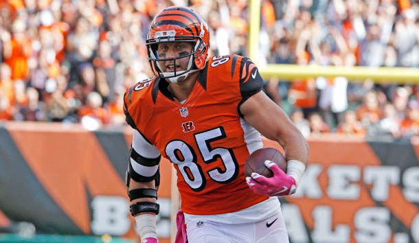Bengals tight end Tyler Eifert (85) is a major weapon in the passing game for the Bengals. Photo Credit: Mark Zerof-USA TODAY Sports