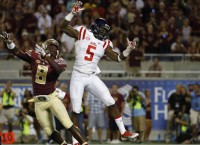 Ole Miss CB Webster leaves with leg injury