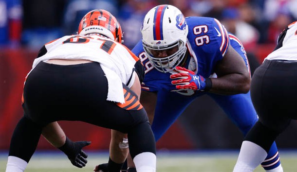The return of Marcell Dareus (99) will be a big boost to the Bills defense. Photo Credit: Kevin Hoffman-USA TODAY Sports