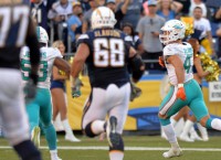 Dolphins pick off Chargers on late interception