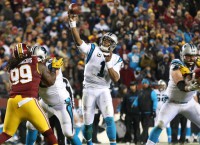 Newton-led Panthers roll past Redskins