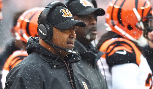 Dec 11, 2016; Cleveland, OH, USA; Cincinnati Bengals head coach Marvin Lewis during the second quarter against the Cleveland Browns at FirstEnergy Stadium. Photo Credit: Ken Blaze-USA TODAY Sports