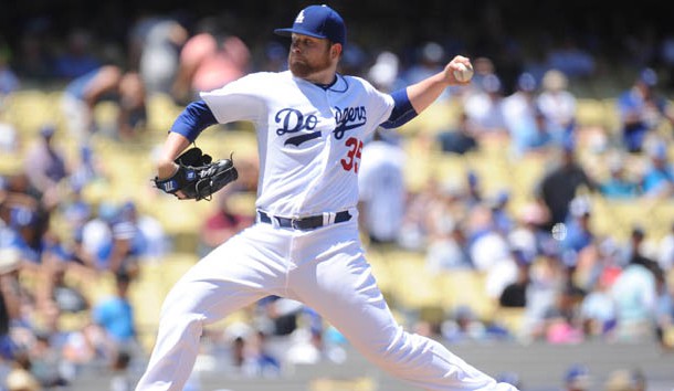 August 14, 2016; Los Angeles, CA, USA;  Los Angeles Dodgers starting pitcher Brett Anderson (35) throws in the first inning against Pittsburgh Pirates at Dodger Stadium. Mandatory Credit: Gary A. Vasquez-USA TODAY Sports