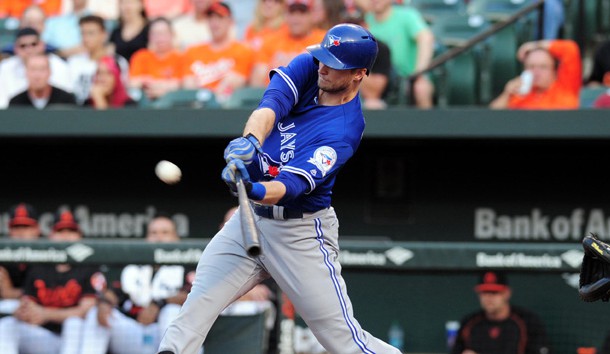 Michael Saunders (21) could be a nice addition to the Phillies lineup. Photo Credit: Evan Habeeb-USA TODAY Sports