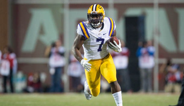 NFL scouts will wants to make sure Leonard Fournette's ankle is good to go. Photo Credit: Brett Rojo-USA TODAY Sports