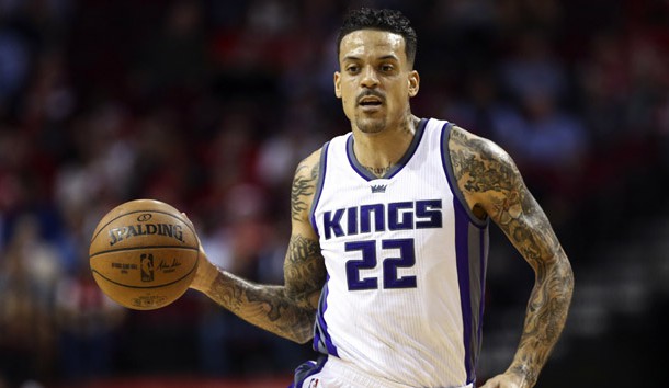 Jan 31, 2017; Houston, TX, USA; Sacramento Kings forward Matt Barnes (22) brings the ball up the court during the third quarter against the Houston Rockets at Toyota Center. Photo Credit: Troy Taormina-USA TODAY Sports