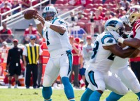 Newton passes for 2 TDs in Panthers' 23-3 win