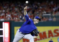 Hendricks, Cubs shut out Nationals in Game 1