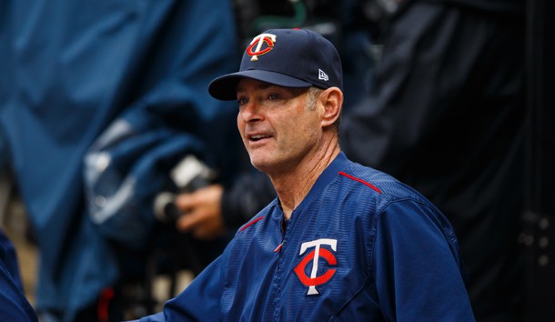 Aug 17, 2017; Minneapolis, MN, USA;  Minnesota Twins manager Paul Molitor against the Cleveland Indians at Target Field. Photo Credit: Mark J. Rebilas-USA TODAY Sports