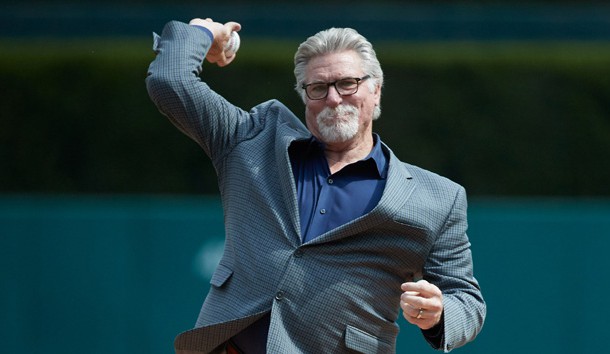 Jun 3, 2017; Detroit, MI, USA; Detroit Tiger former player Jack Morris throws out the ceremonial first pitch prior to the game against the Chicago White Sox at Comerica Park. Photo Credit: Rick Osentoski-USA TODAY Sports