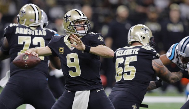 Drew Brees and the Saints are working on a new deal. Photo Credit: Stephen Lew-USA TODAY Sports