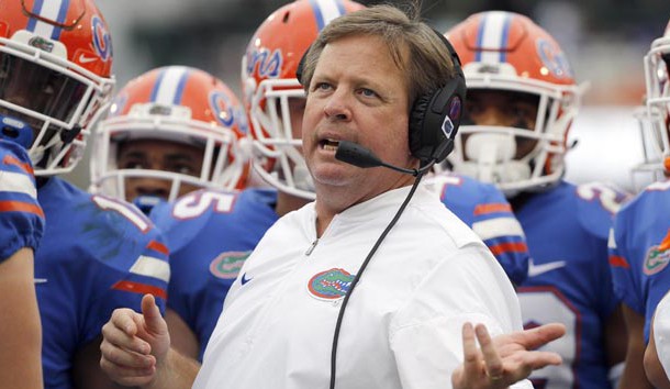 Jim McElwain is a new addition to the Michigan staff. Photo Credit: Kim Klement-USA TODAY Sports