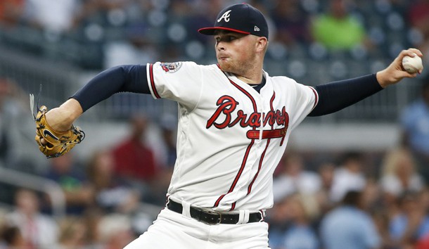 Sean Newcomb will be on the mound Monday when the Nationals meet the Braves. Photo Credit: Brett Davis-USA TODAY Sports