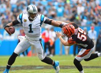 Reports: Panthers QB Newton walking without boot