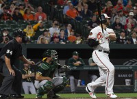 Orioles' Davis sets record with 0-for-49 skid