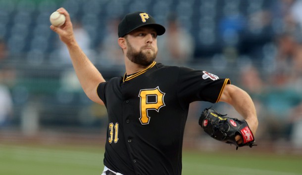 Jul 24, 2019; Pittsburgh, PA, USA;  Pittsburgh Pirates starting pitcher Jordan Lyles (31) delivers a pitch against the St. Louis Cardinals during the first inning at PNC Park. Photo Credit: Charles LeClaire-USA TODAY Sports
