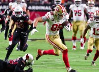 Kittle (ankle), DE Ford (neck) miss practice for 49ers