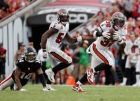 Brady, Edwards Drive Bucs Past Stubborn Falcons