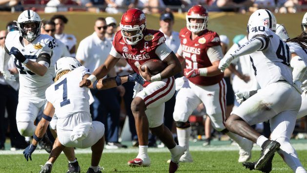 Business-like Hogs down Lions with running game